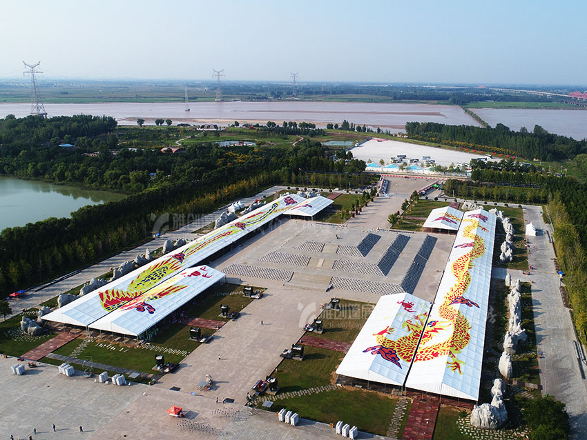 第十一屆全國(guó)民運(yùn)會(huì)鄭州雅創(chuàng)篷房供應(yīng)商助力萬(wàn)米白色篷房