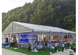 2020老君山觀海避暑節(jié)由鄭州雅創(chuàng)篷房租賃出租廠家助力搭建夢幻般篷房