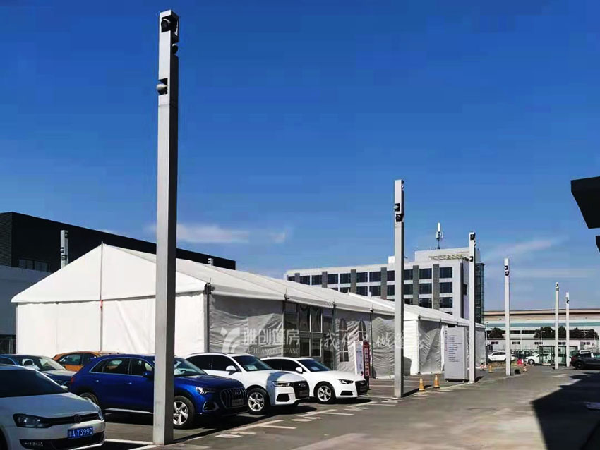 2021鄭州奧迪展廳雅創(chuàng)篷房租賃廠(chǎng)家為其搭建車(chē)展篷房