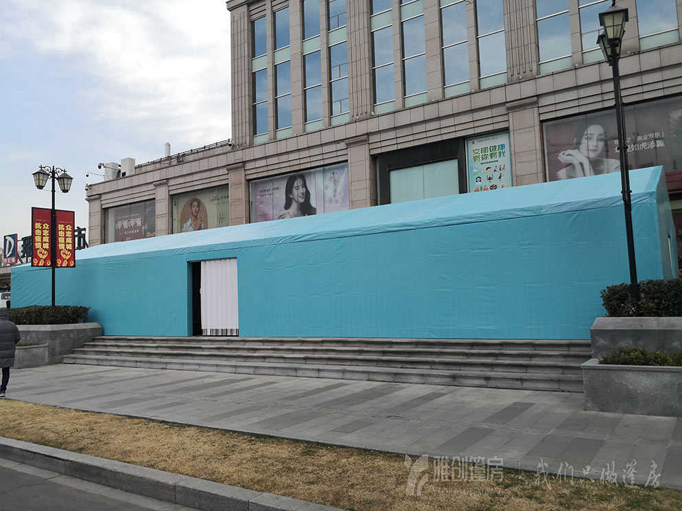 鄭州展覽篷房廠家的構(gòu)成和搭建
